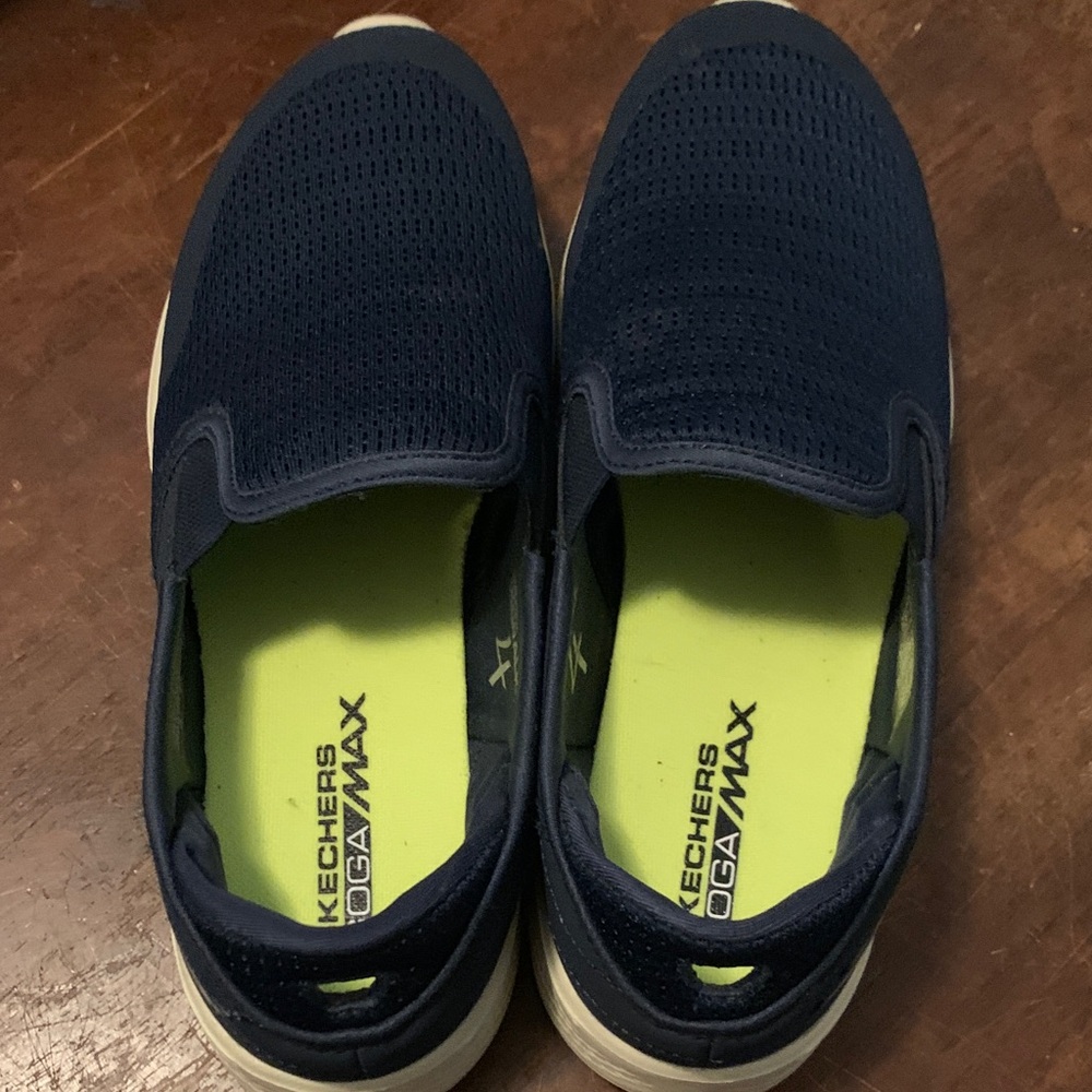 Skechers Navy Blue Slip-On Shoes